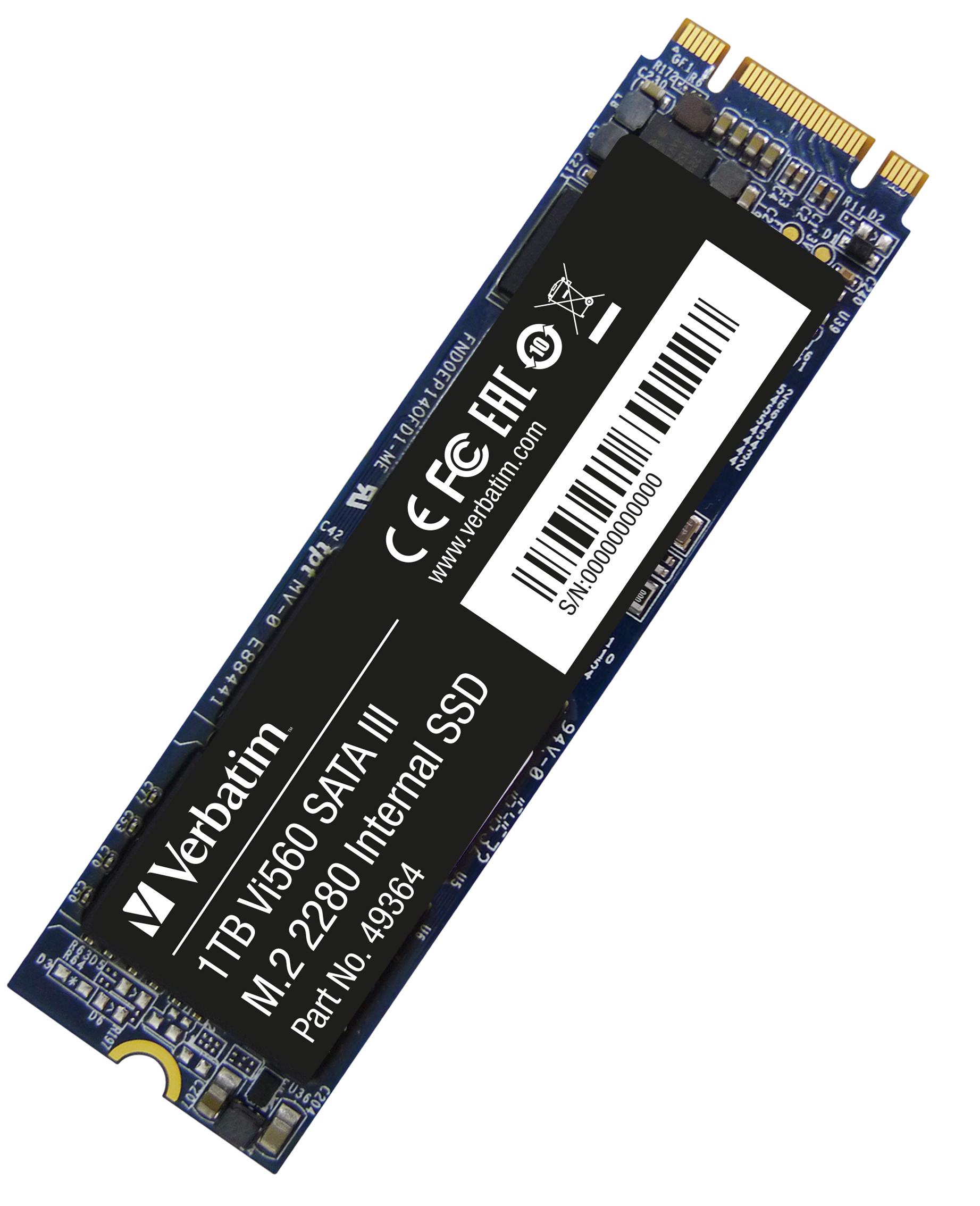 Verbatim Vi560 S3 SSD 1TB M.2 2280 SATA Internes Solid-State-Module