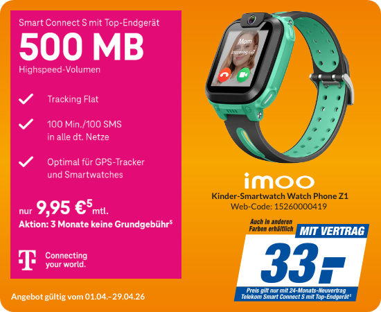 IMOO Z1 mit Magenta Smart Connect S Top für 33€!