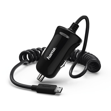 Kfz-Ladegerät, Micro-USB, 2.4 A, Schwarz (00178261)