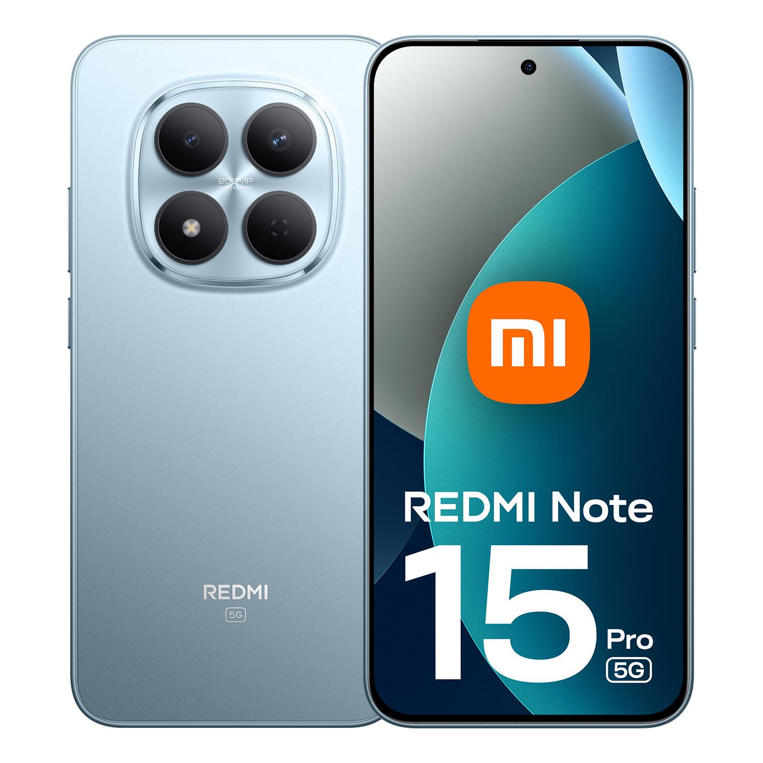 Redmi Note 15 Pro 5G 8GB + 256GB Glacier Blue Smartphone