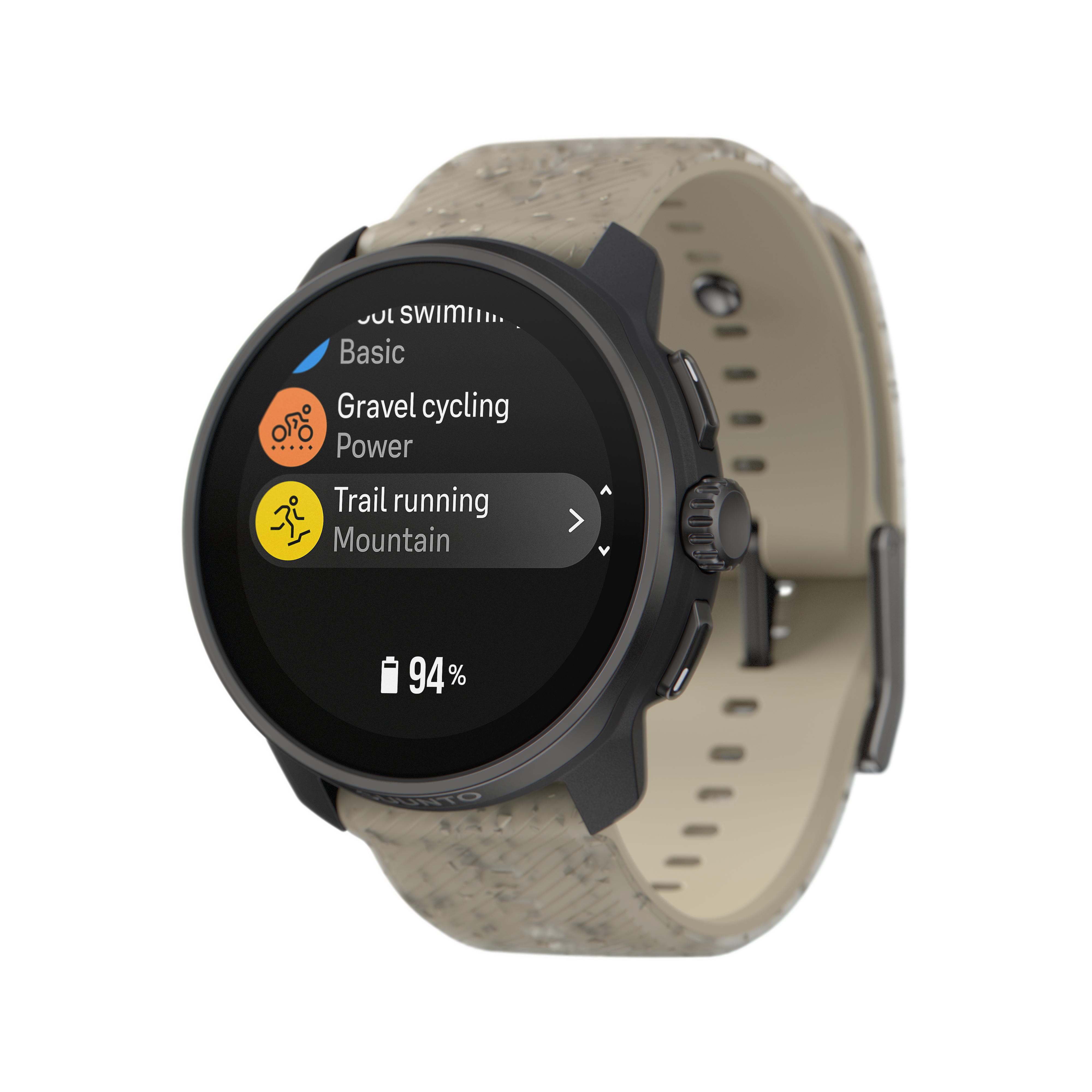 Race S Gravel Gray, 45 mm Smartwatch