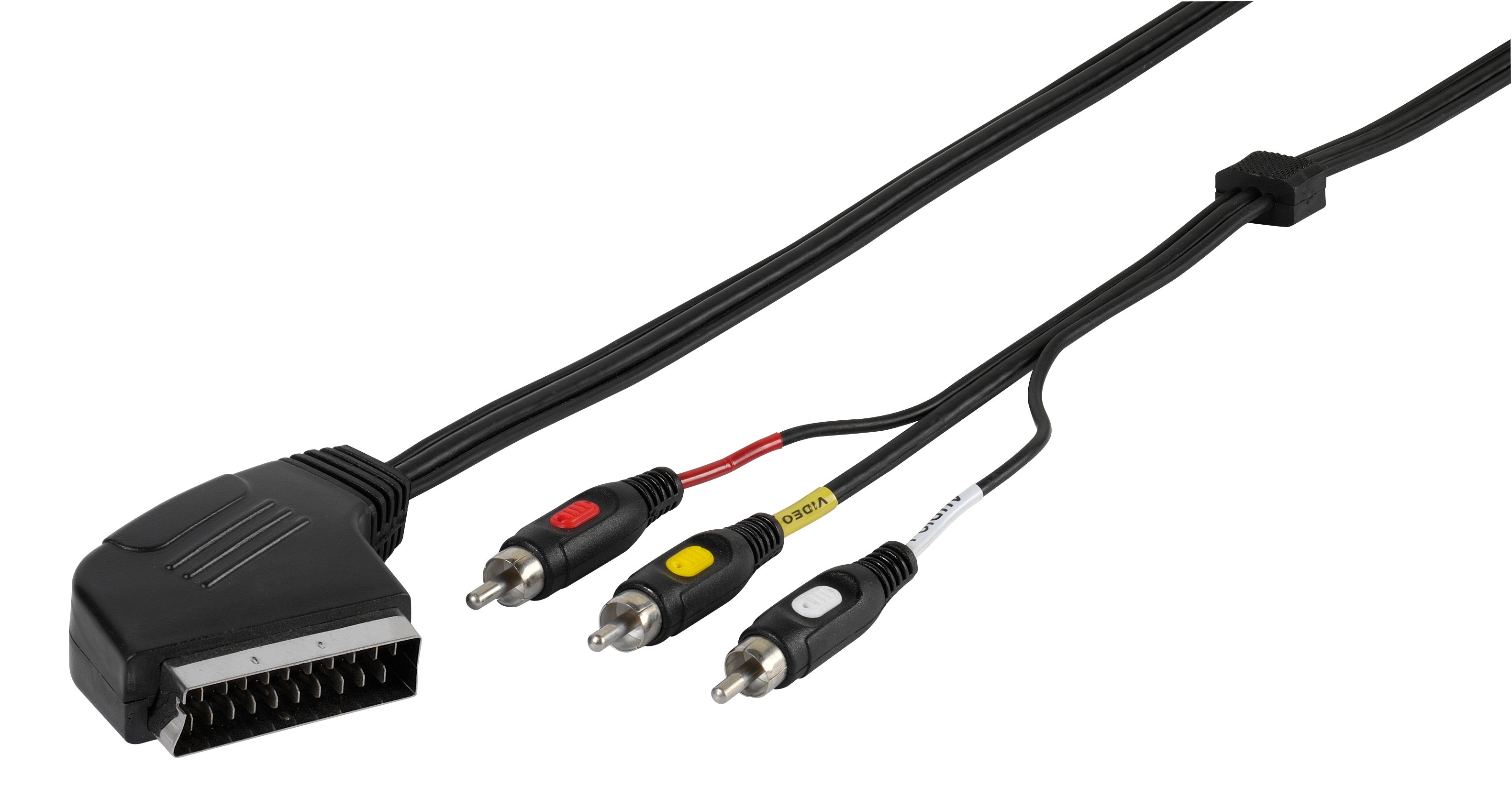 Scart / Cinch Verbindung IN / OUT, 2m (47017)