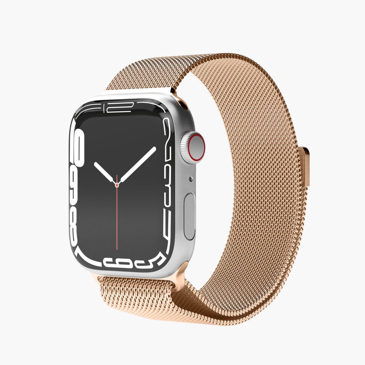 Watch Straps Milanese Loop - Armband für Apple Watch, 40mm + 41mm + 42mm, Rose Gold