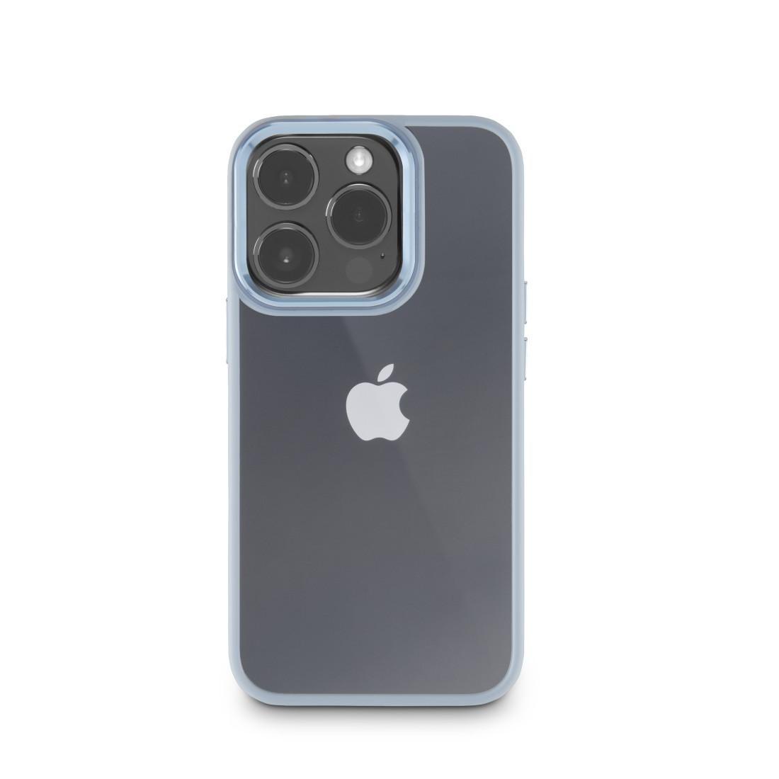Handyhülle "Cam Protect" für Apple iPhone 15 Pro, durchsichtig, Blau (00136020)
