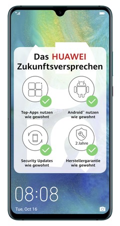 Mate 20 X 5G Dual-SIM grün (Telekom) Smartphone