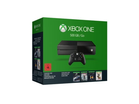 Xbox One 500GB (schwarz) inkl. 1 von 4 Spielen 