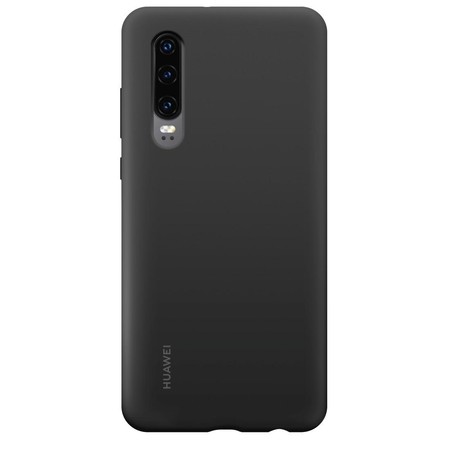 Cover "Silicone Car Case" für HUAWEI P30, Schwarz
