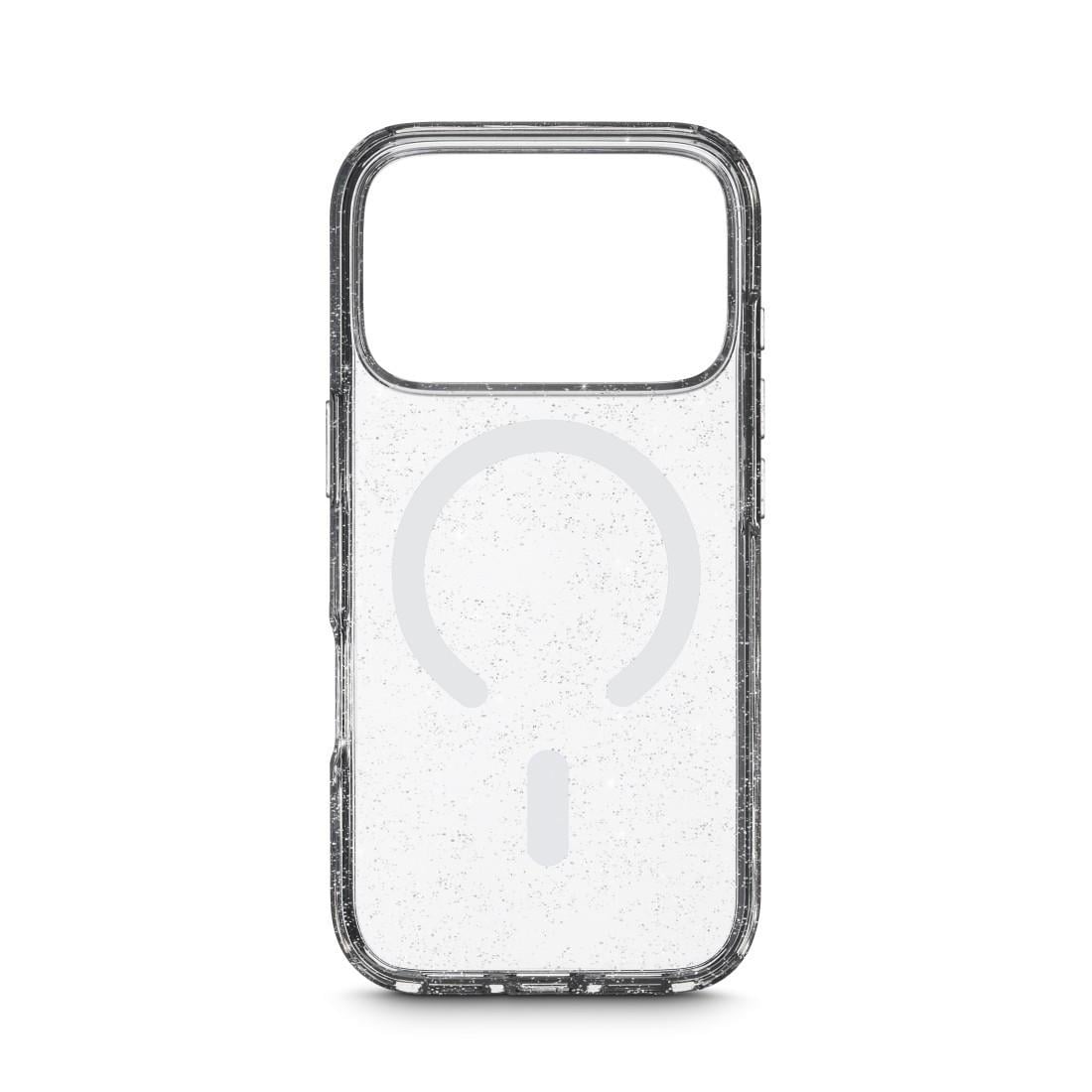 "Cover ""Mag Glitter"" für Apple iPhone 17 Pro, Transparent (00080474)"
