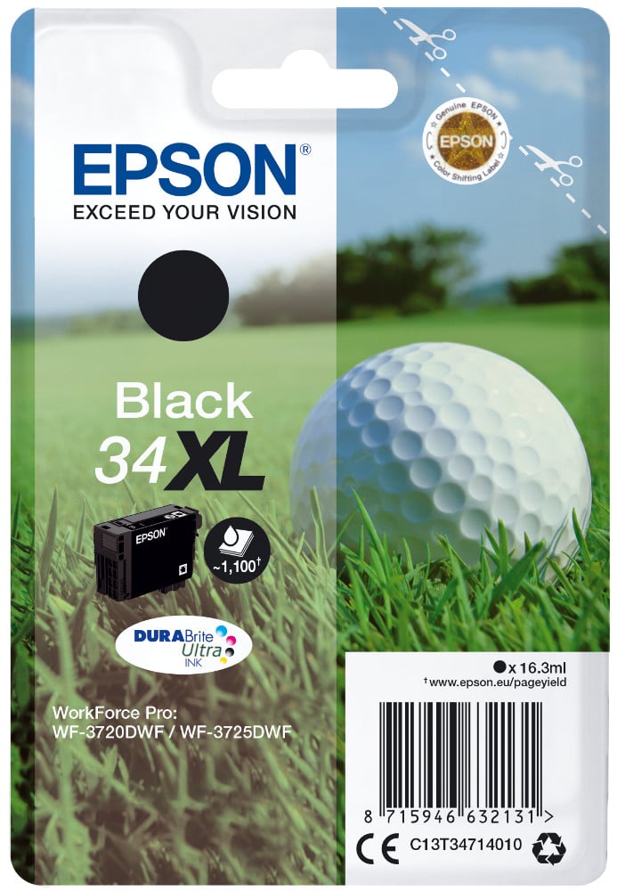 C13T34714010 XL schwarz Druckerpatrone