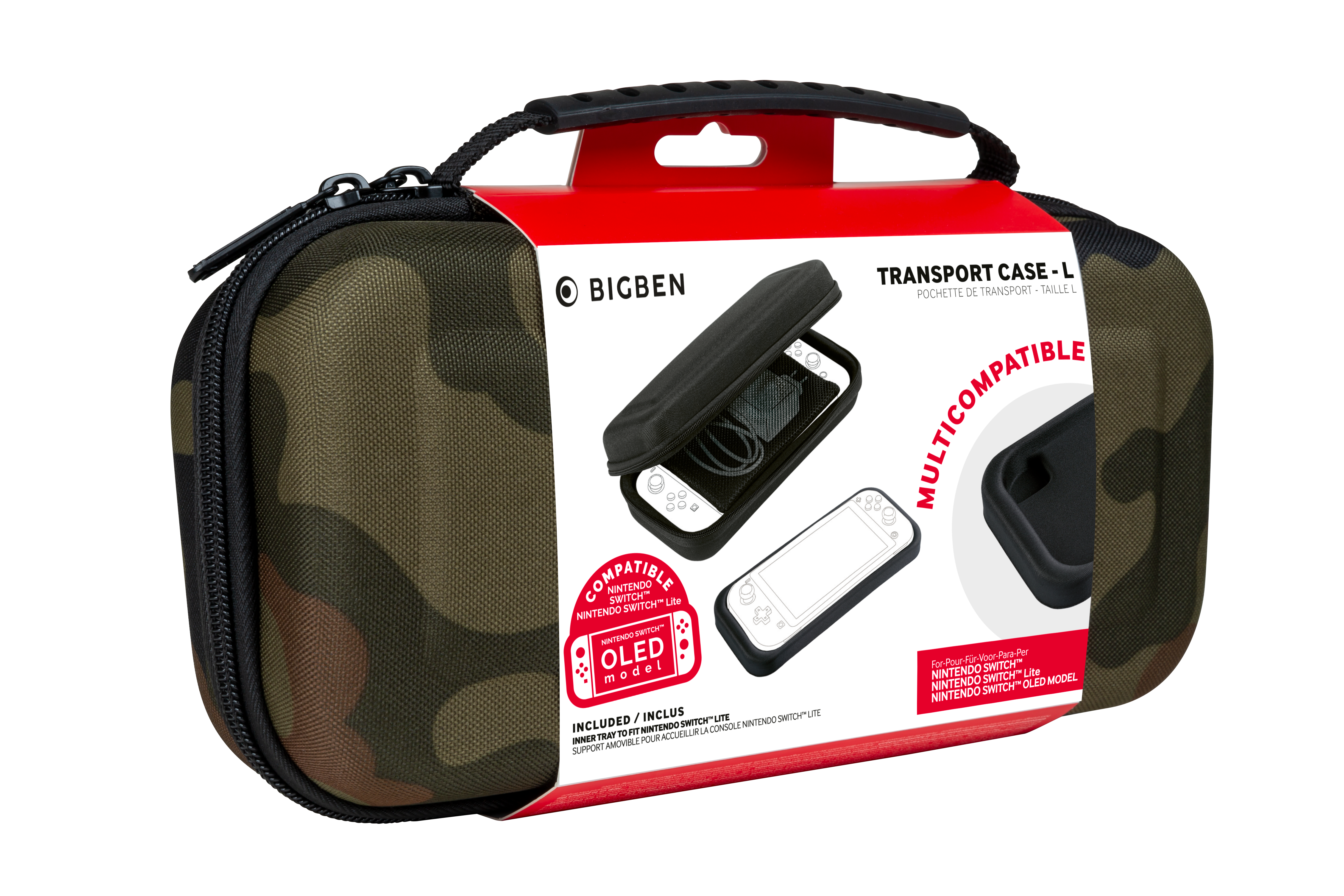 Switch Transport Case, Camo Green