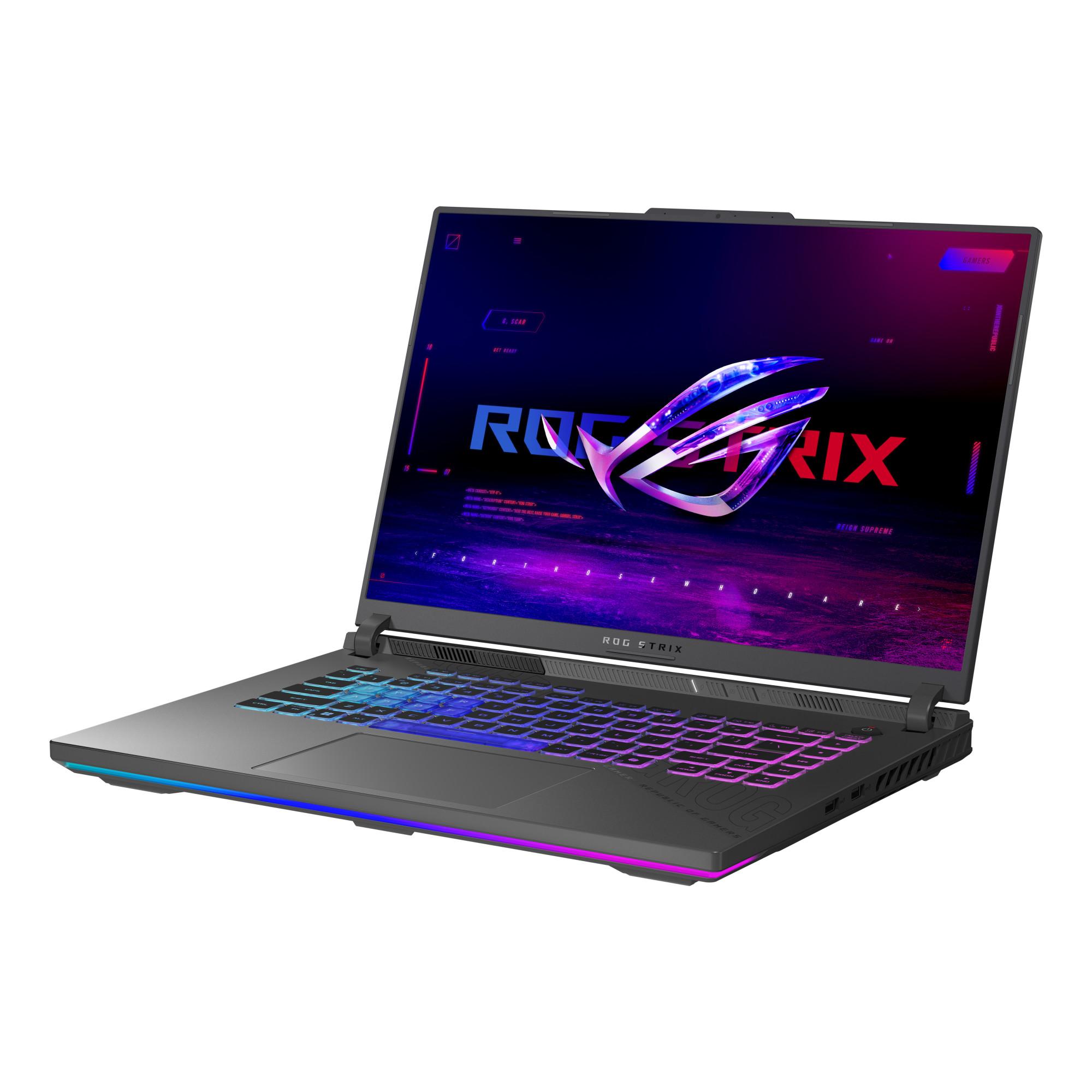 Gaming-Notebook ROG Strix G16 G614PR-RV164W, Eclipse Gray, 16 Zoll, WUXGA, AMD Ryzen 9 8940HX, 16 GB, 512 GB