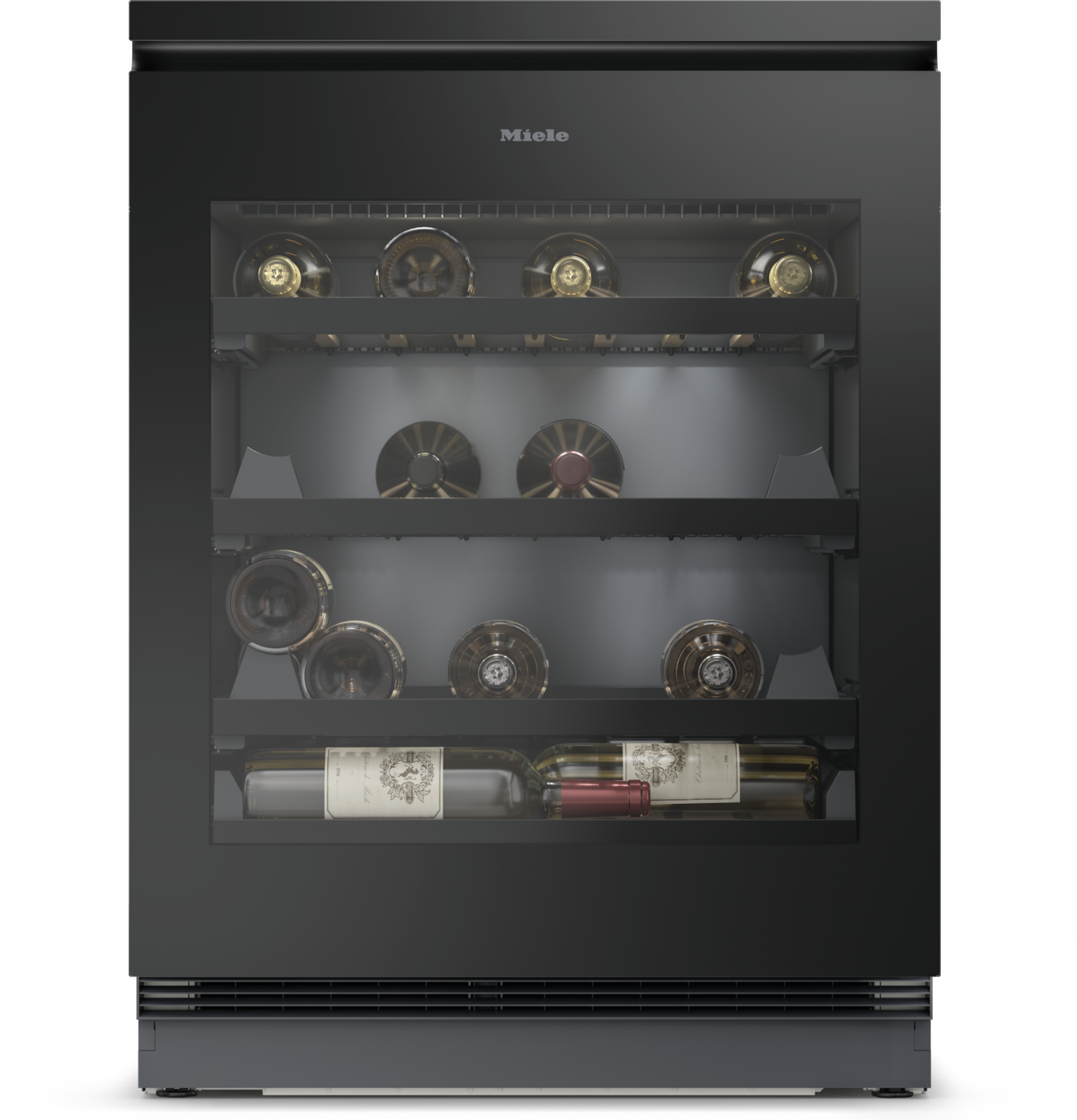 KWTUS 7054 F Obsidianschwarz Glas