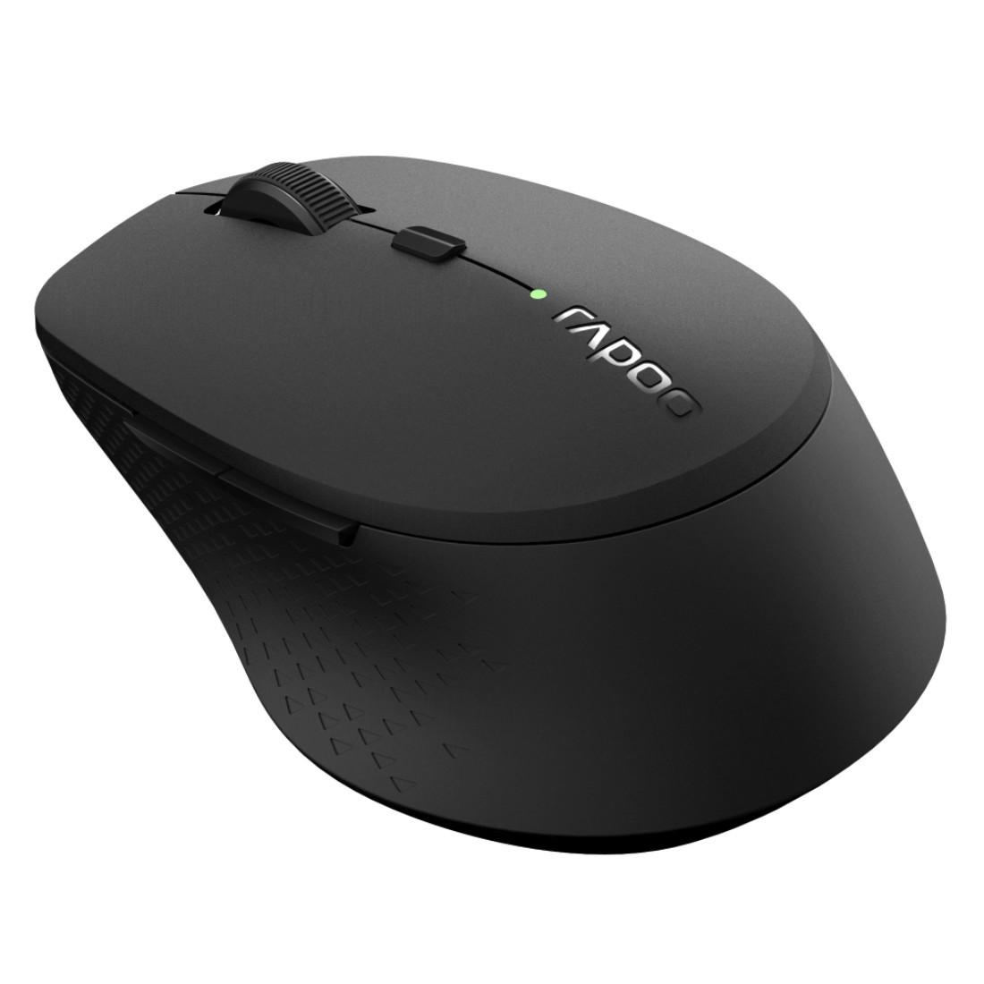 Kabellose lautlose Multi-Mode-Maus "M300", Dunkelgrau (00184341)