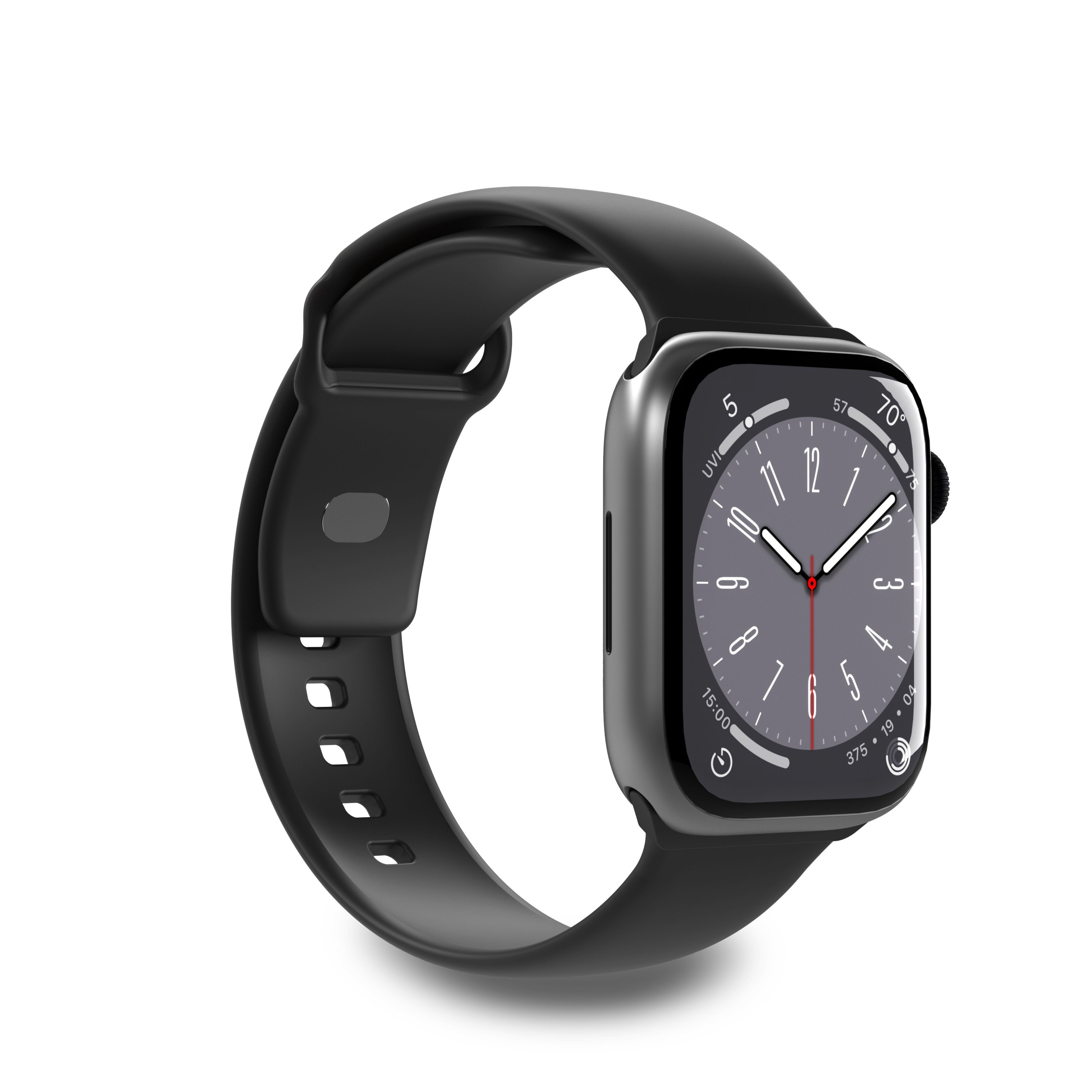 ICON Strap für Apple Watch 38-40-41mm Schwarz