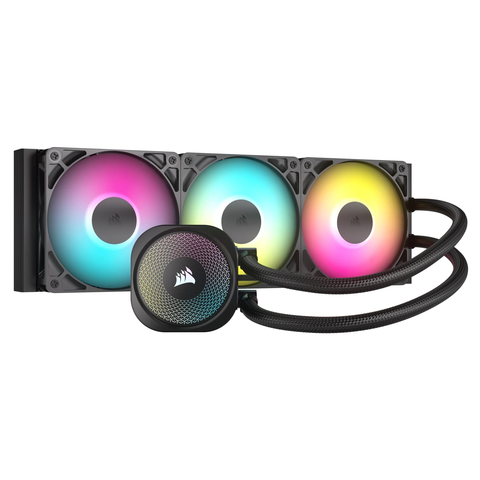 NAUTILUS 360 RS ARGB Wasserkühlung, Schwarz