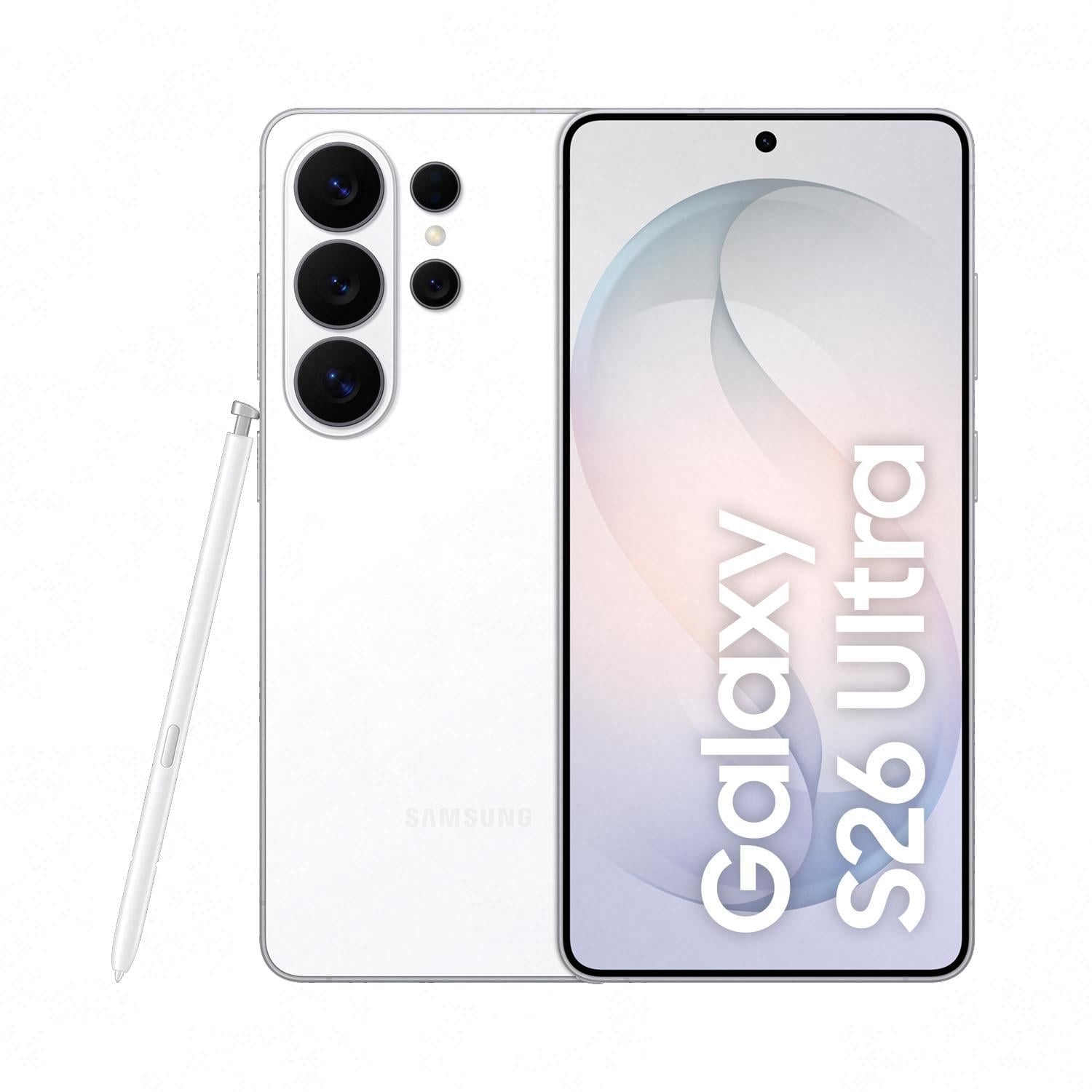 Galaxy S26 Ultra 256GB 5G, White Smartphone