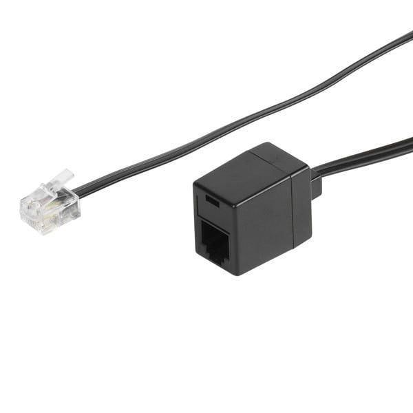 RJ11 Verlängerung, RJ11-Kupplung 4p2c auf RJ11-Stecker 4p2c, 6m (45118)