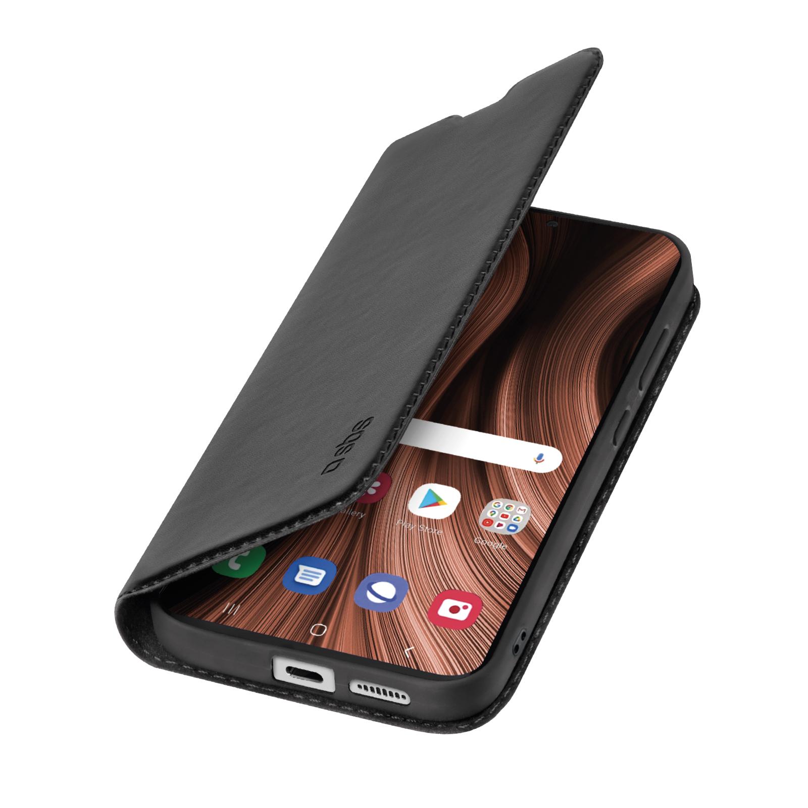 Bookcase Wallet Lite-Hülle für Xiaomi Redmi Note 13 4G, Schwarz