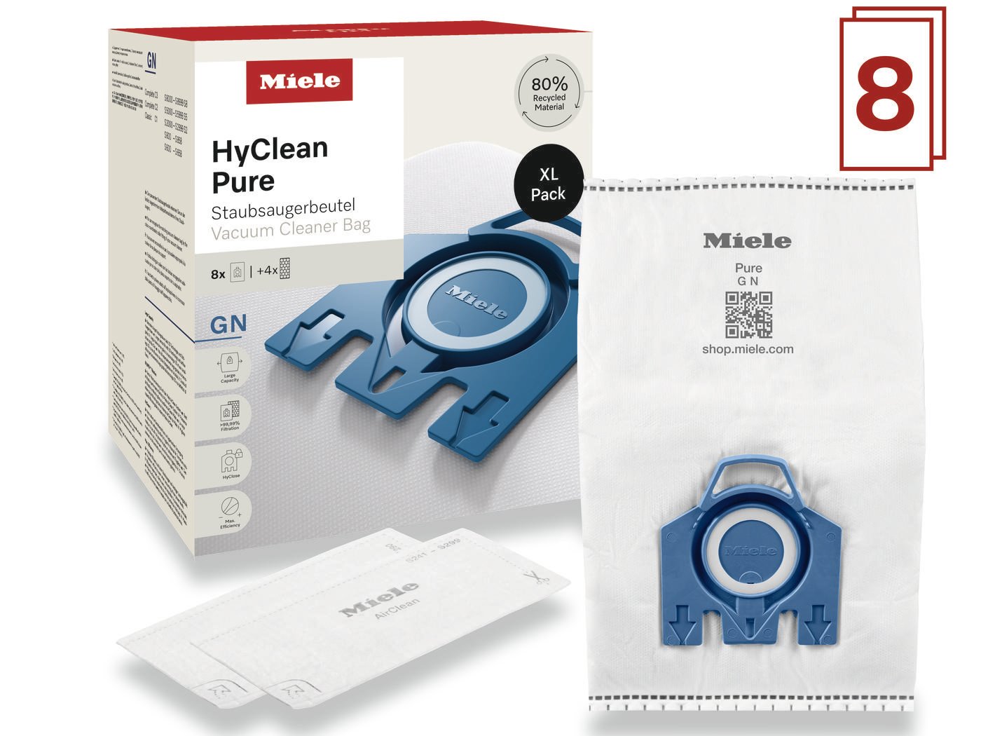 XL-Pack GN Hy Clean Pure Staubsaugerbeutel