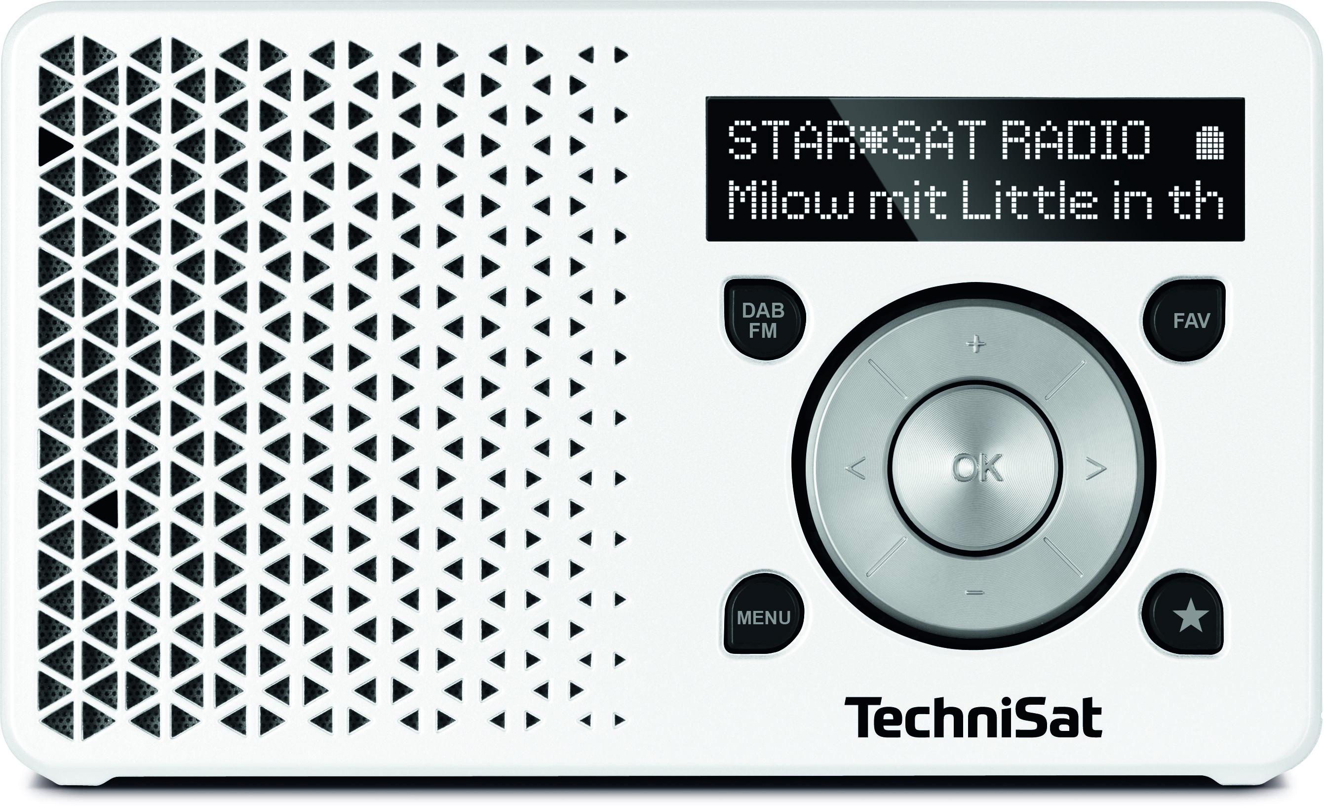 DIGITRADIO 1 weiß/silber DAB Radio
