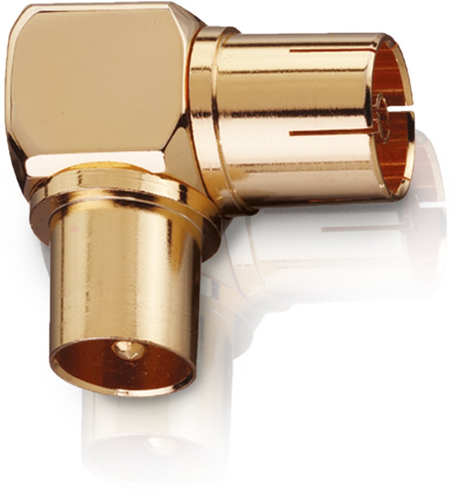 Winkeladapter f. Antennenstecker m/w 2St