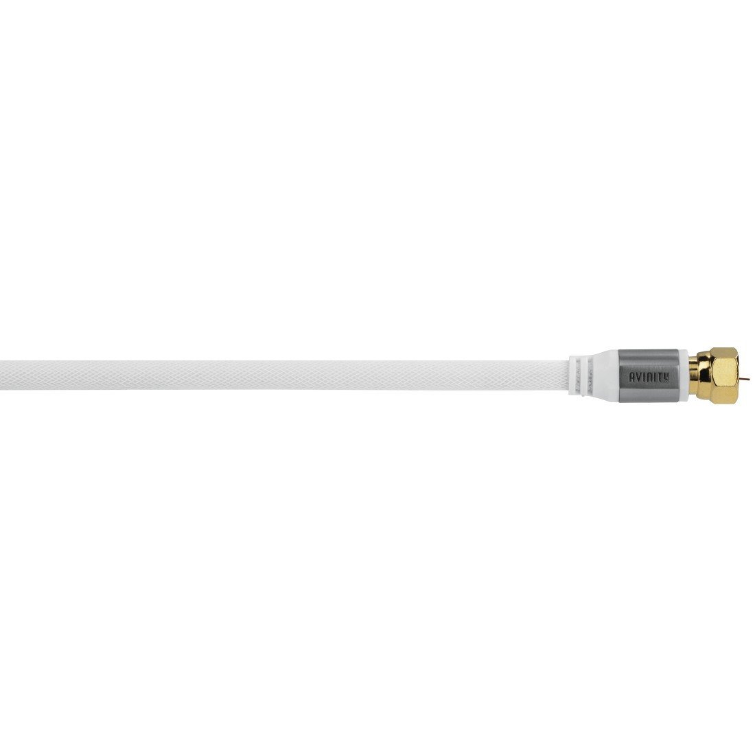 SAT-Anschlusskabel, F-Stecker - F-Stecker, Gewebe, vergoldet, 110dB, 2,0 m (00127193)