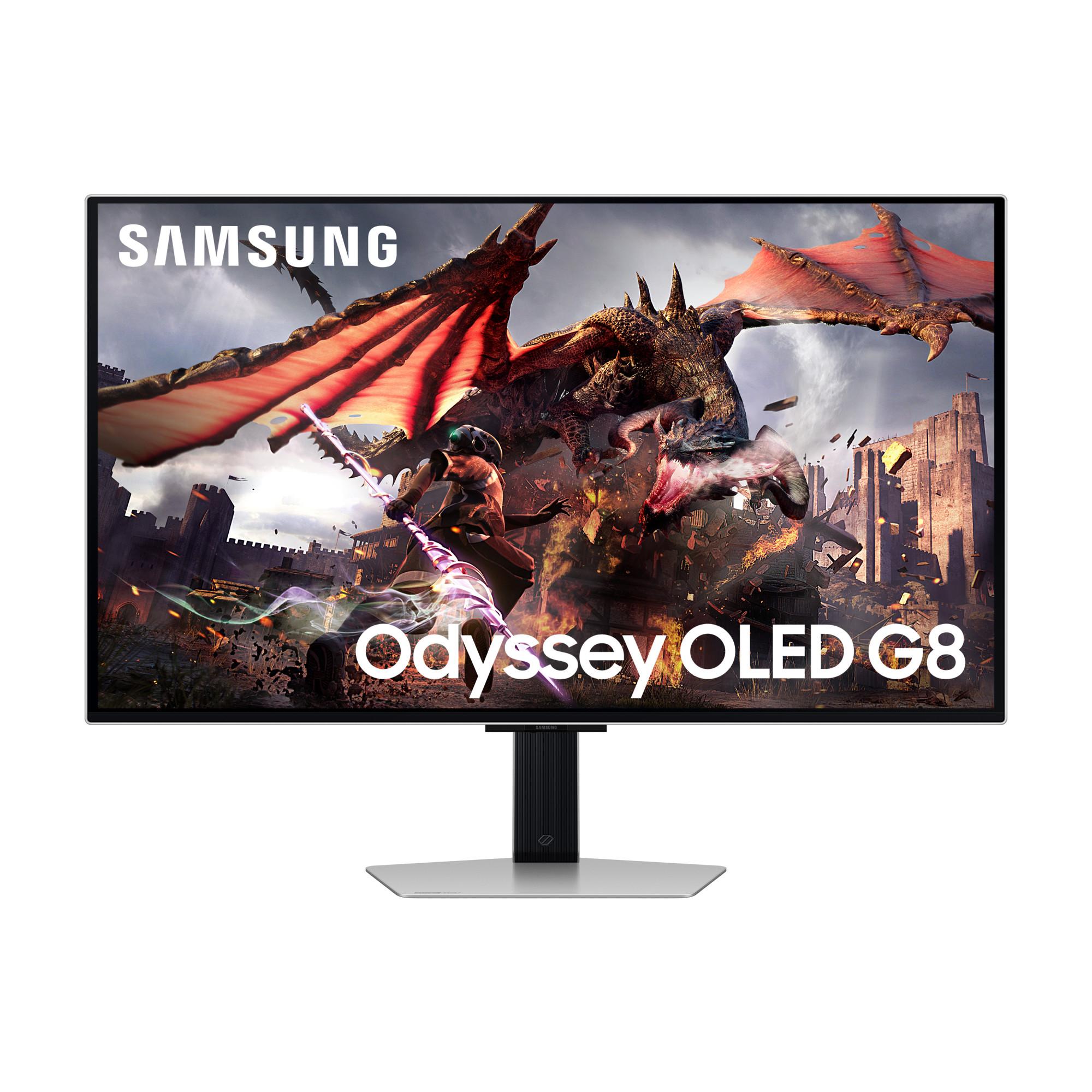 Gaming Monitor Odyssey OLED G80SD S32DG800SU, Silber/Schwarz, 32 Zoll, 4K, 240 Hz, 0,03 ms
