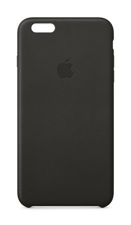 iPhone 6 Plus Leder Case schwarz