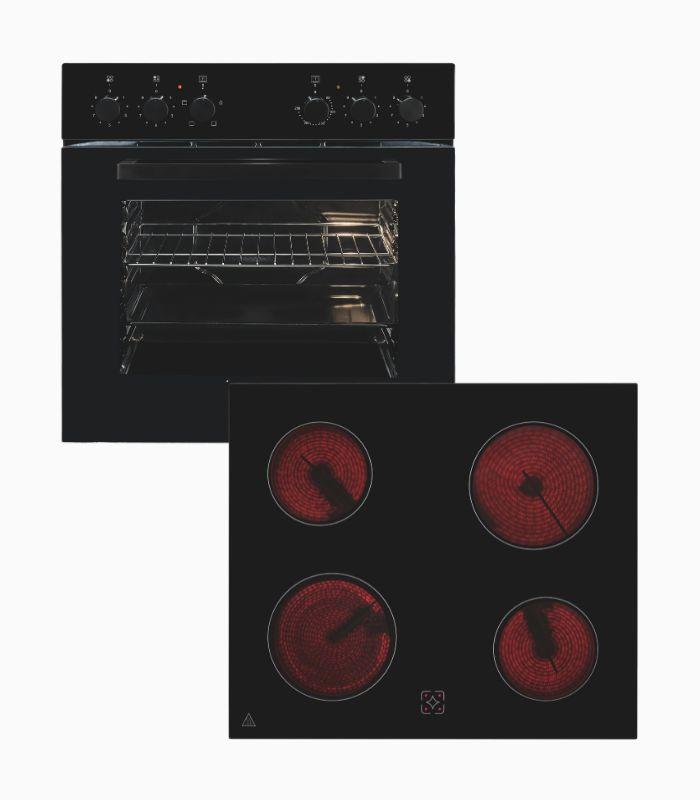 EHE246-020-Set schwarz Einbauherdset