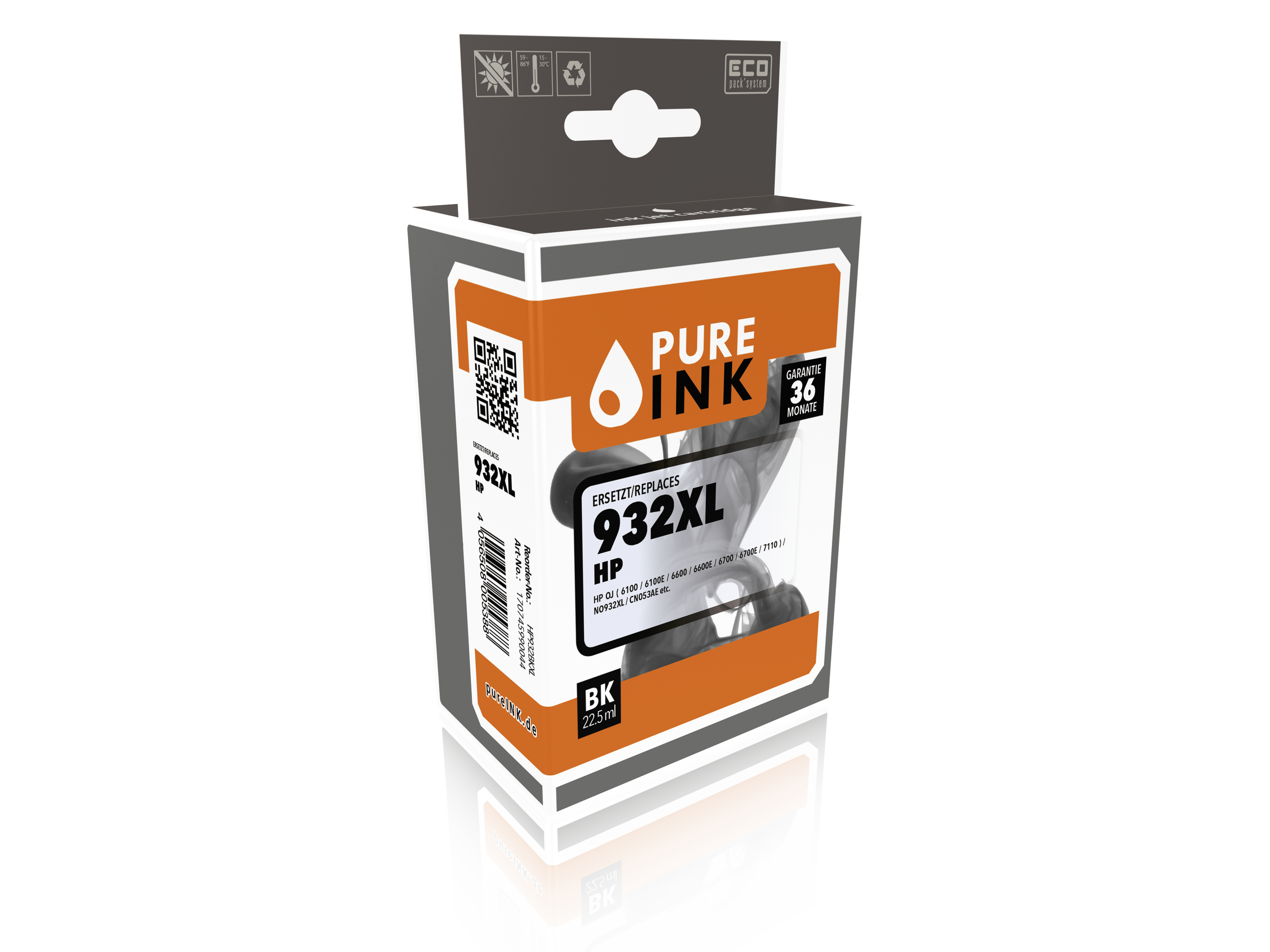 HP932BKXL BLK Druckerpatrone