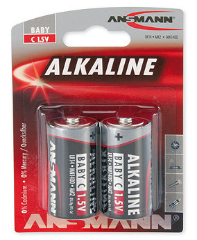 Alkaline Batterie Baby C 2er Blister
