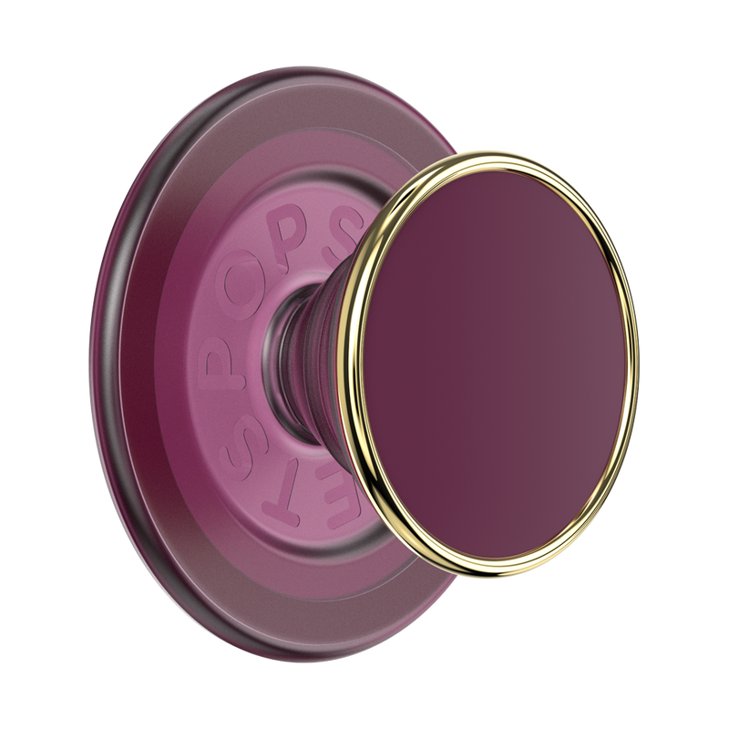 PopGrip MagSafe Luxe Red Wine Enamel inkl. zusätzlichem Magnetring