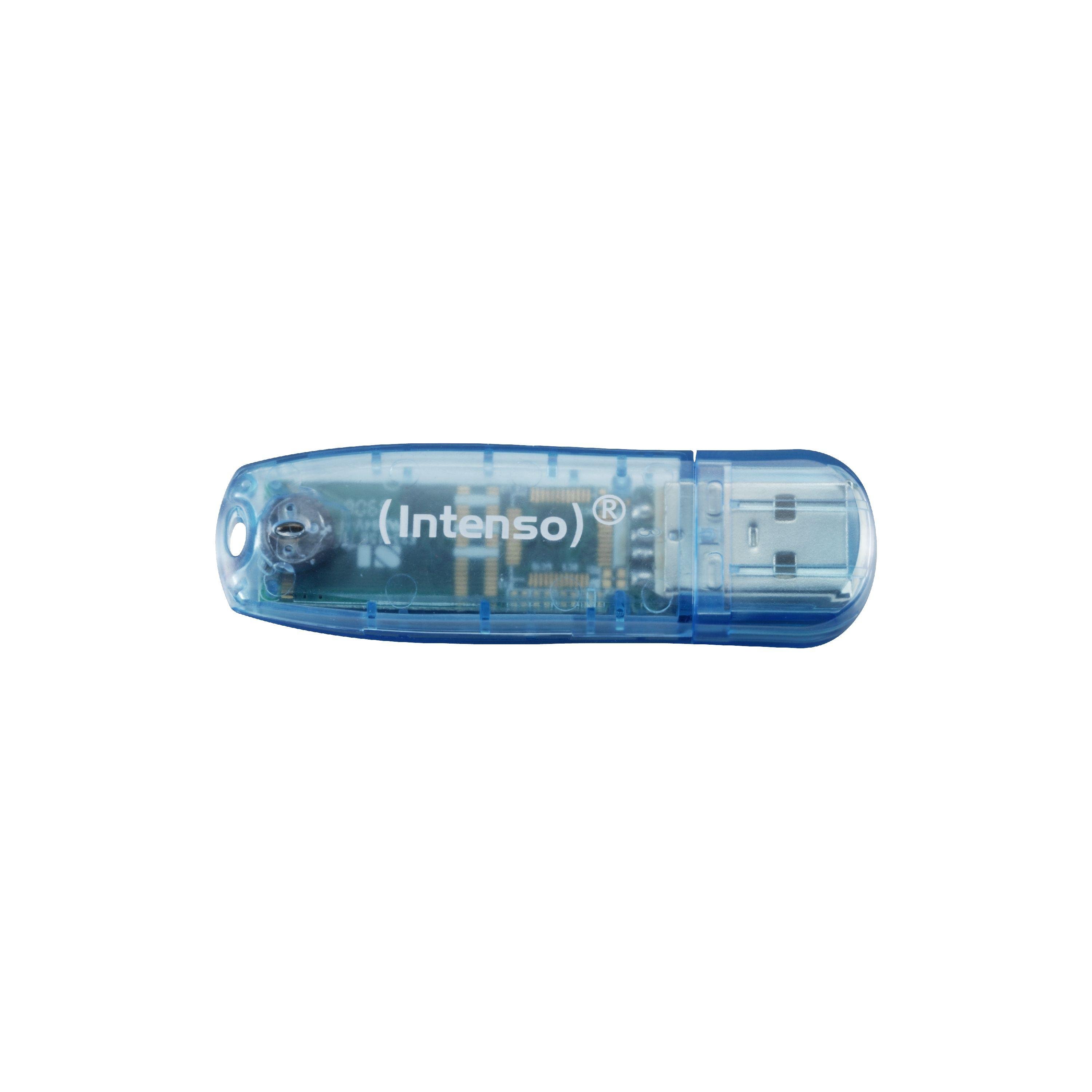Rainbow Line 4 GB Blau USB 2.0 USB-Stick