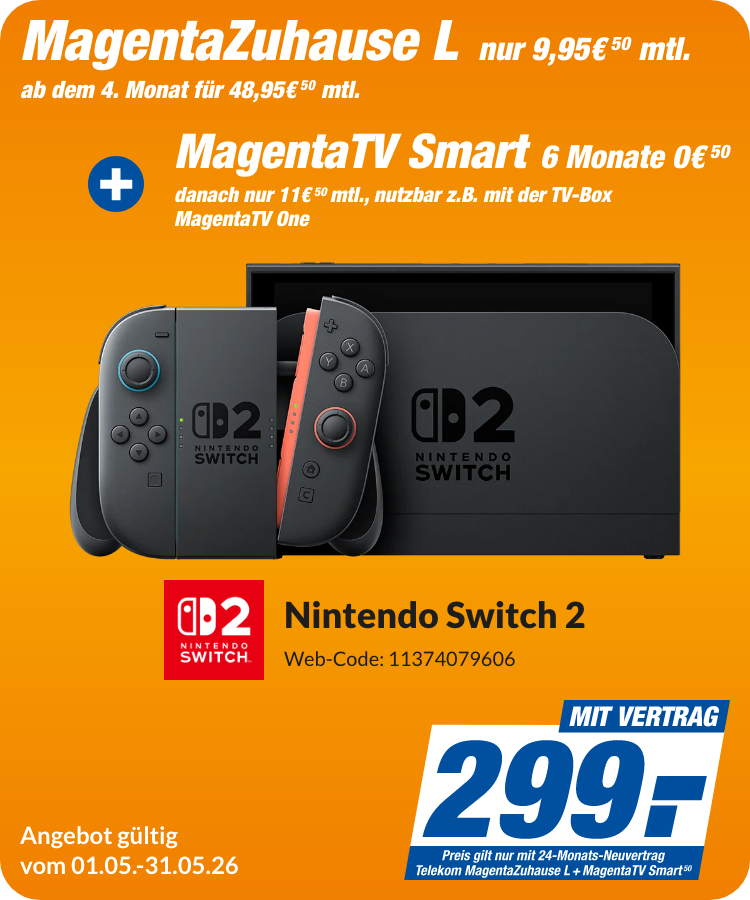 Magenta TV + Nintendo Switch 2 + EA Sports FC26