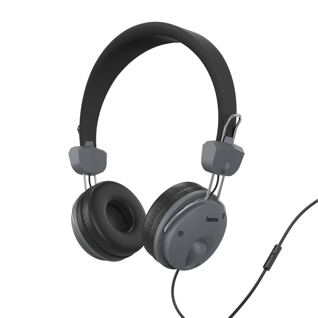 Kopfhörer "Fun", On-Ear, Mikrofon, Einseitige Kabelführung, Schwarz (00184145)
