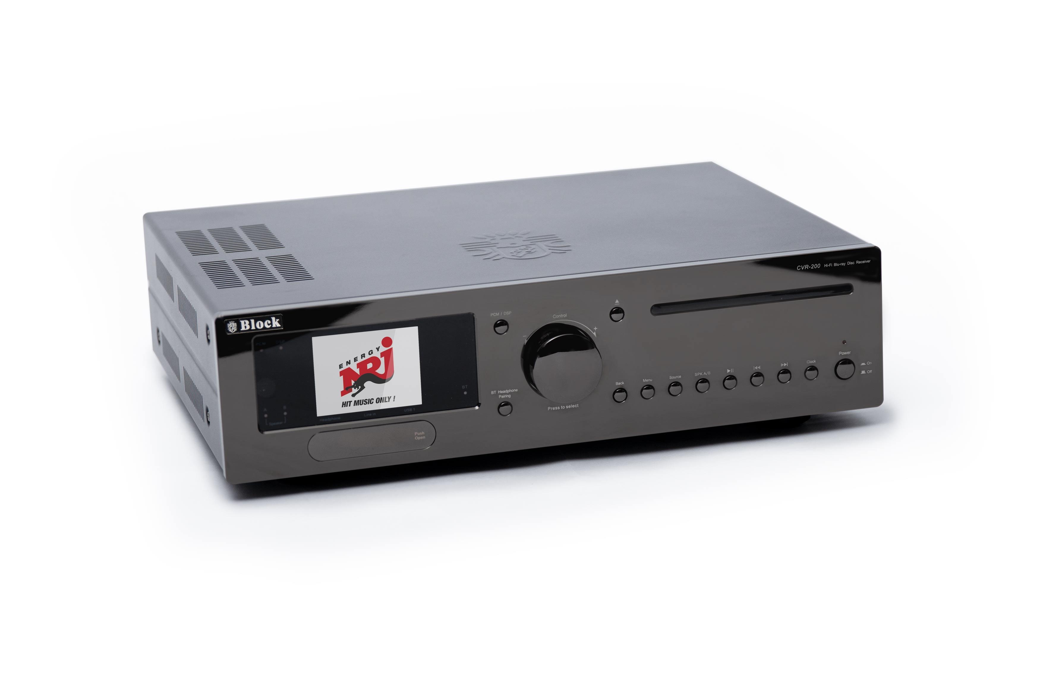 CVR-200 Chrom Schwarz Netzwerk-HiFi-Receiver