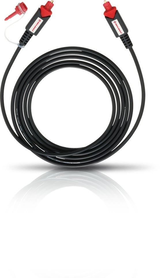 Hochwertiges optisches Digitalkabel schwarz 1,5m