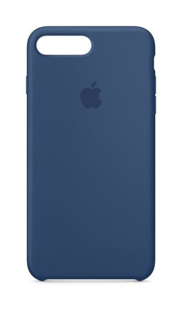 Silikon Case für iPhone 8 Plus kobaltblau