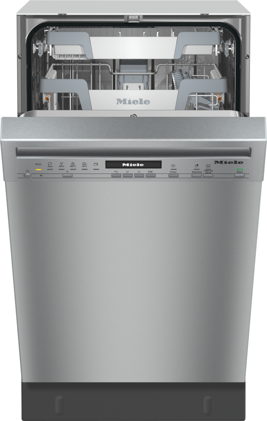 G 5740 SCU SL Edelstahl/CleanSteel Unterbau-Geschirrspüler 45 cm