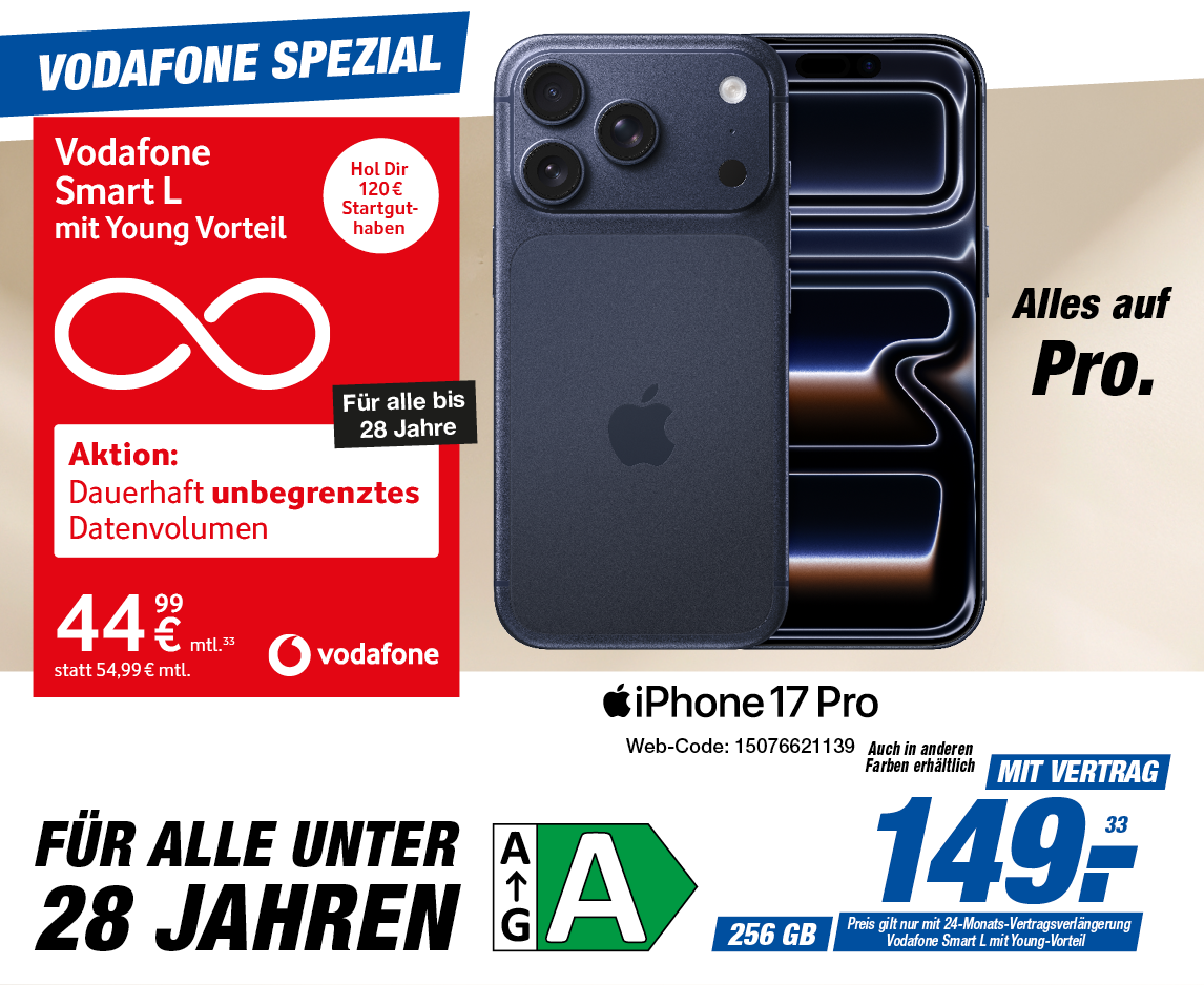 📱 iPhone 17 Pro – Alles auf Pro. Mit Young Vorteil 🎓