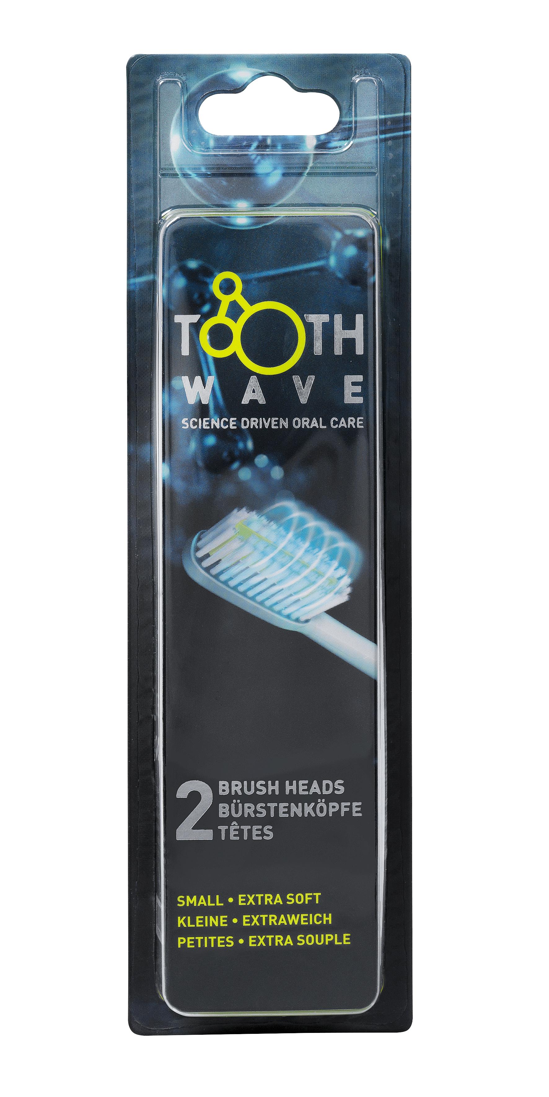 ToothWave Aufsteckbürsten extra weich small (2 Stück)
