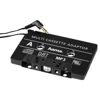 MP3-/CD-Kassetten-Adapter Kfz, Schwarz (00089292)