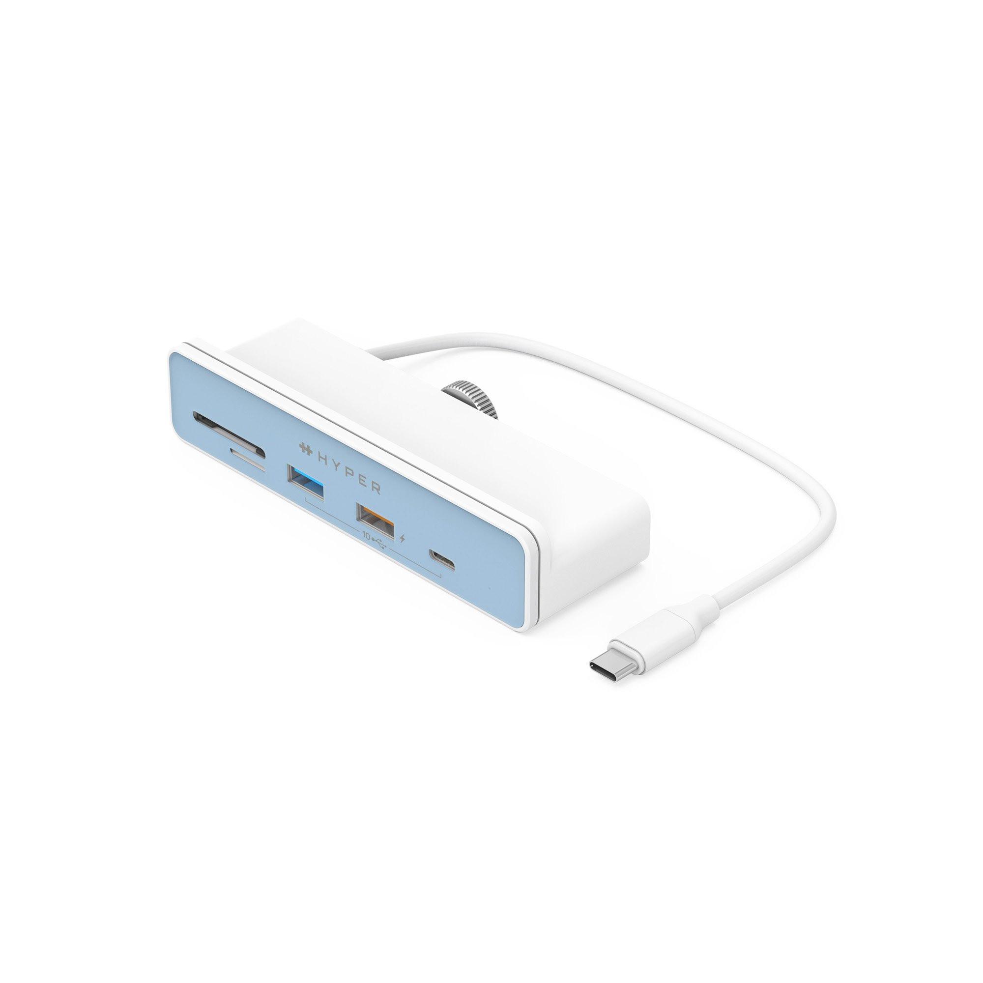 HyperDrive 6-in-1 USB-C hub für iMac weiß