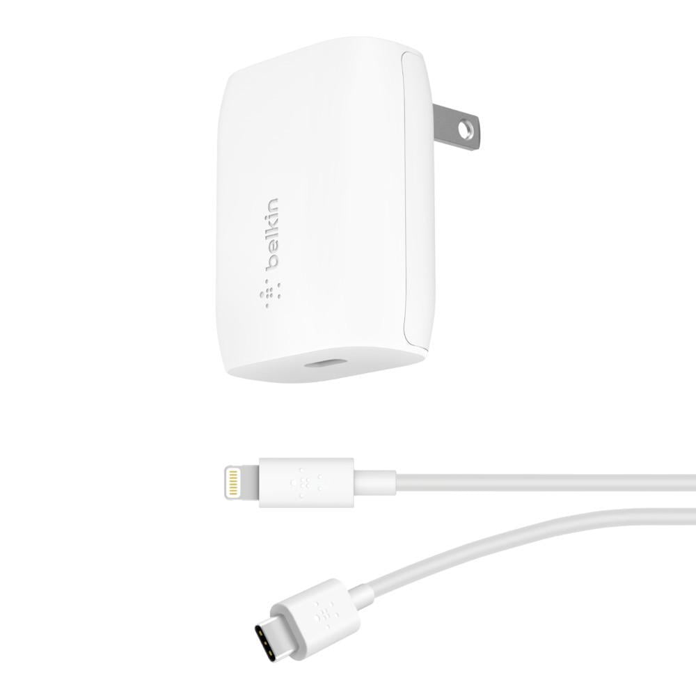 Wall Charger USB-C 18W inkl. Lightning Kabel weiß Ladegerät mit Lightning Kabel