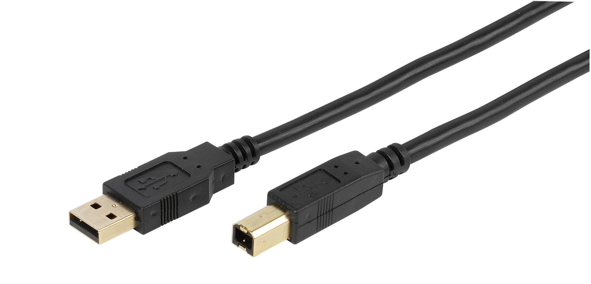 Hochwertiges USB 2.0 zertifiziertes Verbindungskabel, 1,8m (45210)