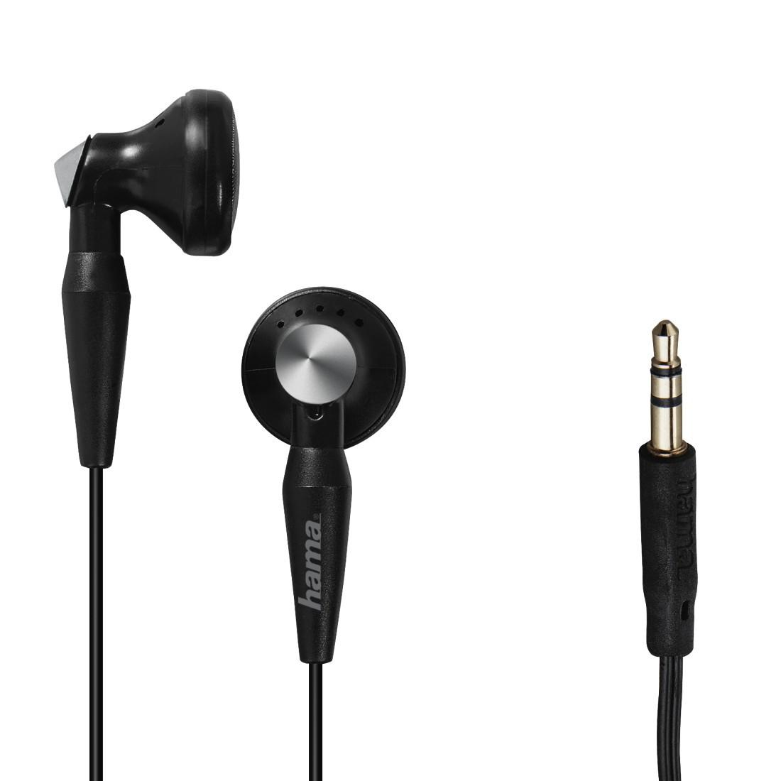 Kopfhörer "Basic4Music", Earbuds, Kabelknickschutz, Schwarz (00184000)