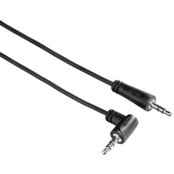 Audio-Kabel, 3,5-mm-Klinken-St. 90° - 3,5-mm-Klinken-St., Stereo, 1,5 m (00122312)