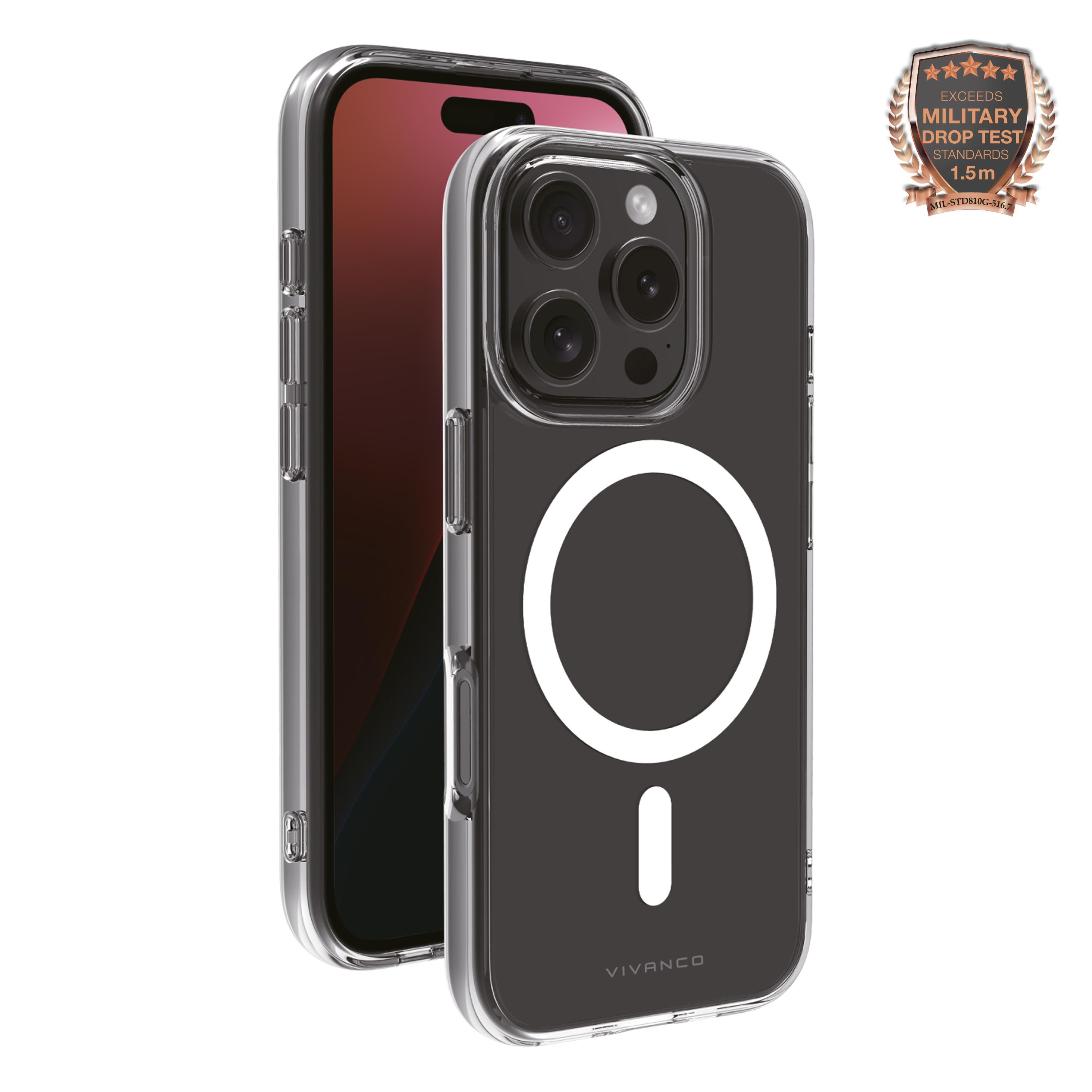 Mag Steady Anti Shock Cover, Magnetic Wireless Charging Support für iPhone 16 Pro (64230) Handyhülle