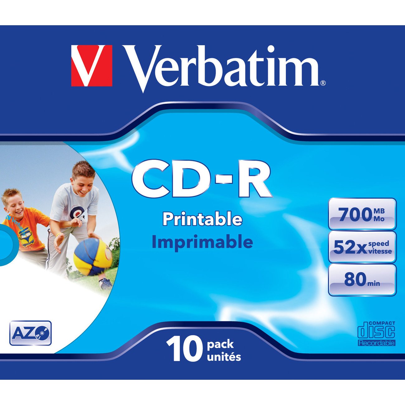 CD-R 700 MB 52x 10er-Pack CD-Rohlinge