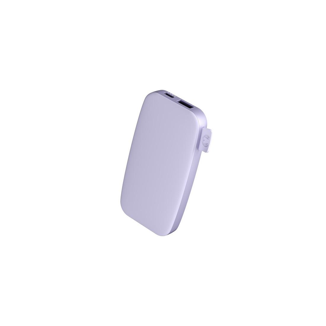 Powerbank 6000mAh mit USB-C, Fast Charge, Dreamy Lilac (00215325)